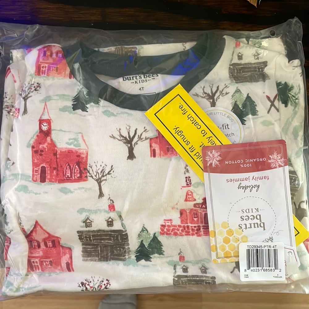 Burt’s bees holiday jammies